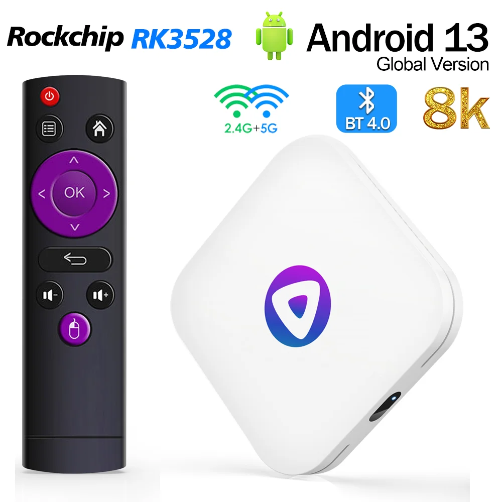 Ʈ ȵ̵ 13.0 TV ڽ, HD ̵ ÷̾  ڽ, H96 MAX M1, RK3528, 2GB, 16GB, 4GB, 32GB, 64GB, AV1 BT 2.4G, 5G , 8K, P